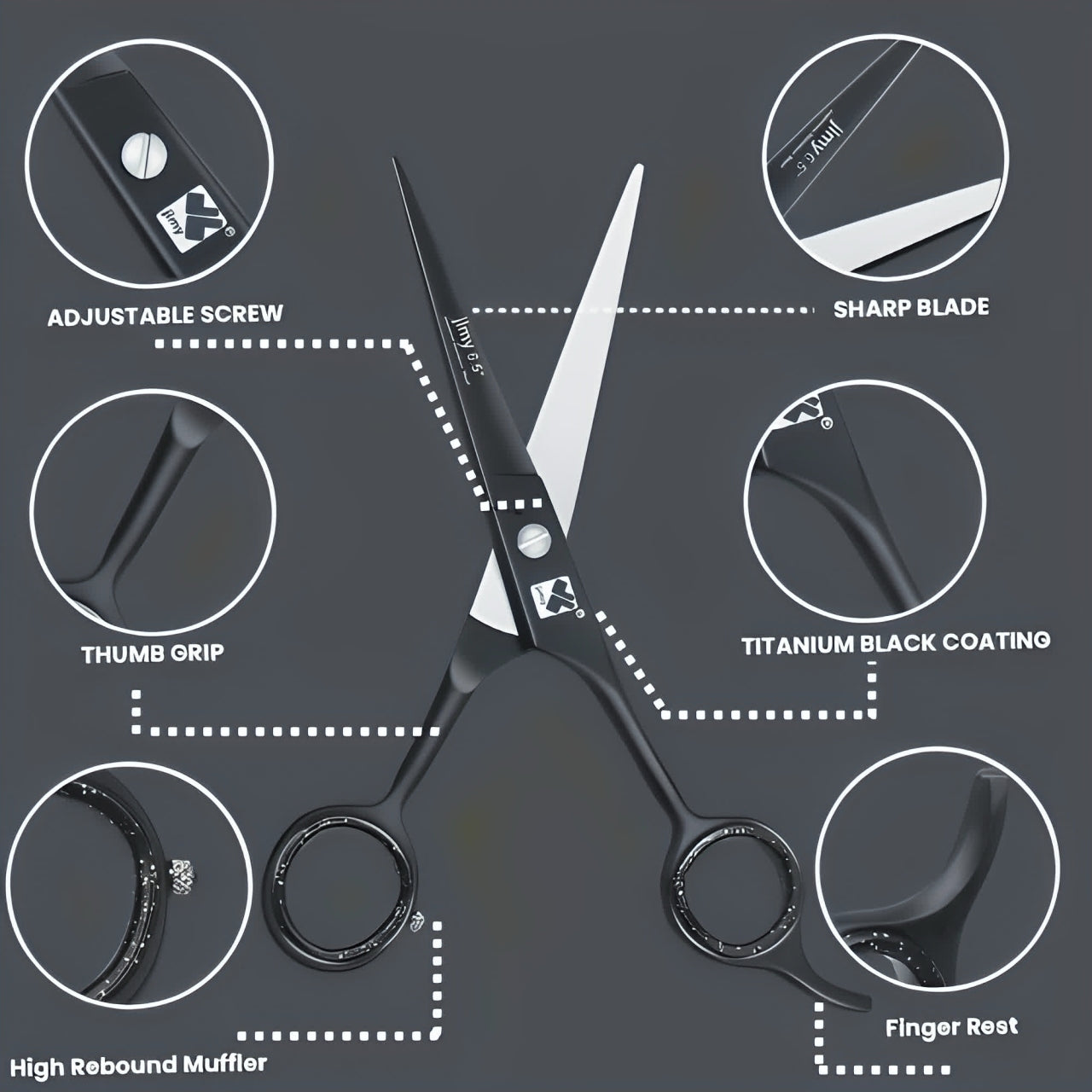 J1-208 Barber Scissors