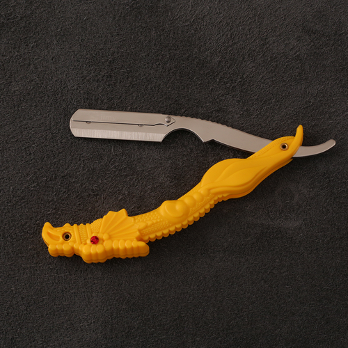 J-883-04 Shaving Raozrs Plastic Handle Yellow Jaguar