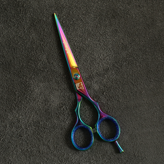 J1 -  137 Professional japan SS Tatanium Hair Scissors Razor Edge 61/2"