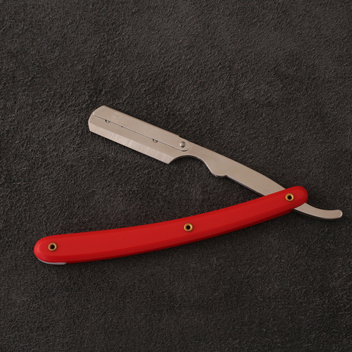 J-883-06 Shaving Raozrs Plastic Handle Red