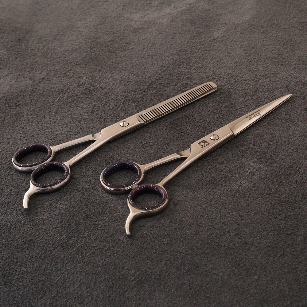 J-886-02ST Professional Hair/Thinning Scissors Set Shiny Finish