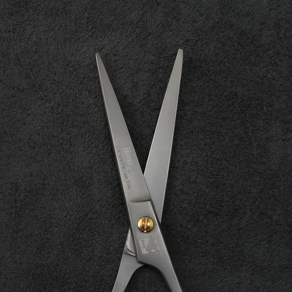 J1-039 Professional Hair Scissors Tennis Handle 61/2" Sand