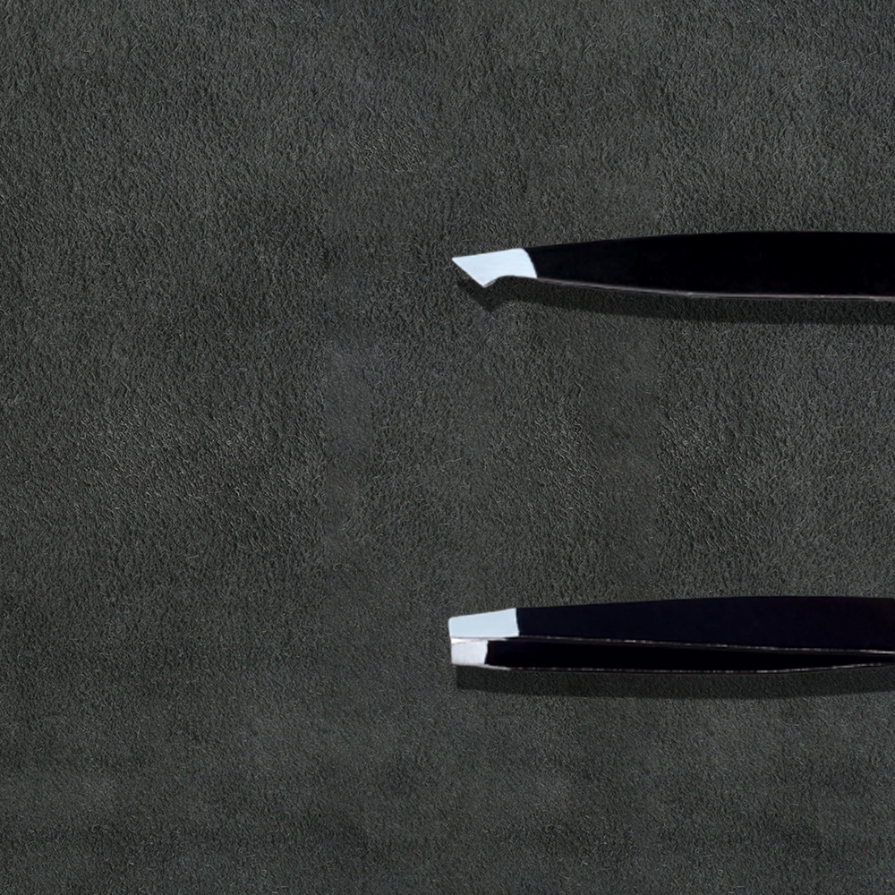 J5 - 288 Professional Eye Lashes Tweezers Straight Black