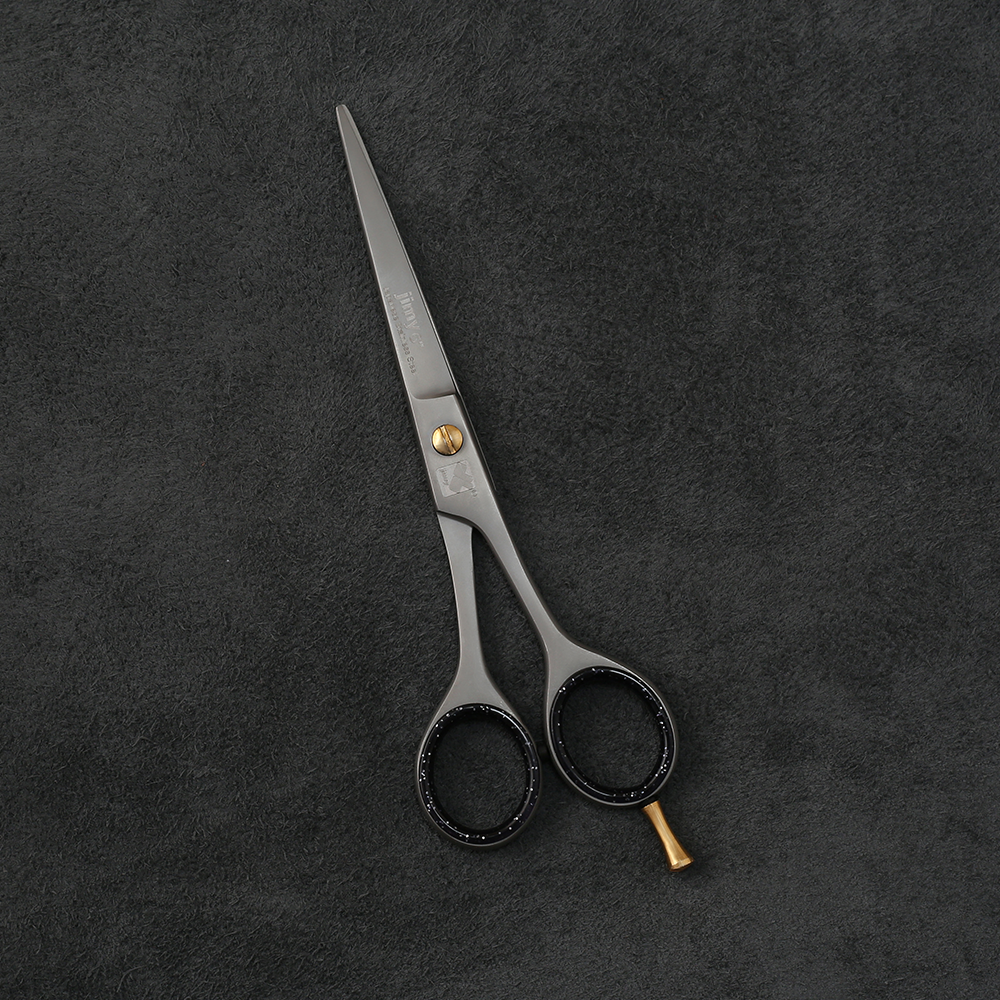 J1-039 Professional Hair Scissors Tennis Handle 61/2" Sand
