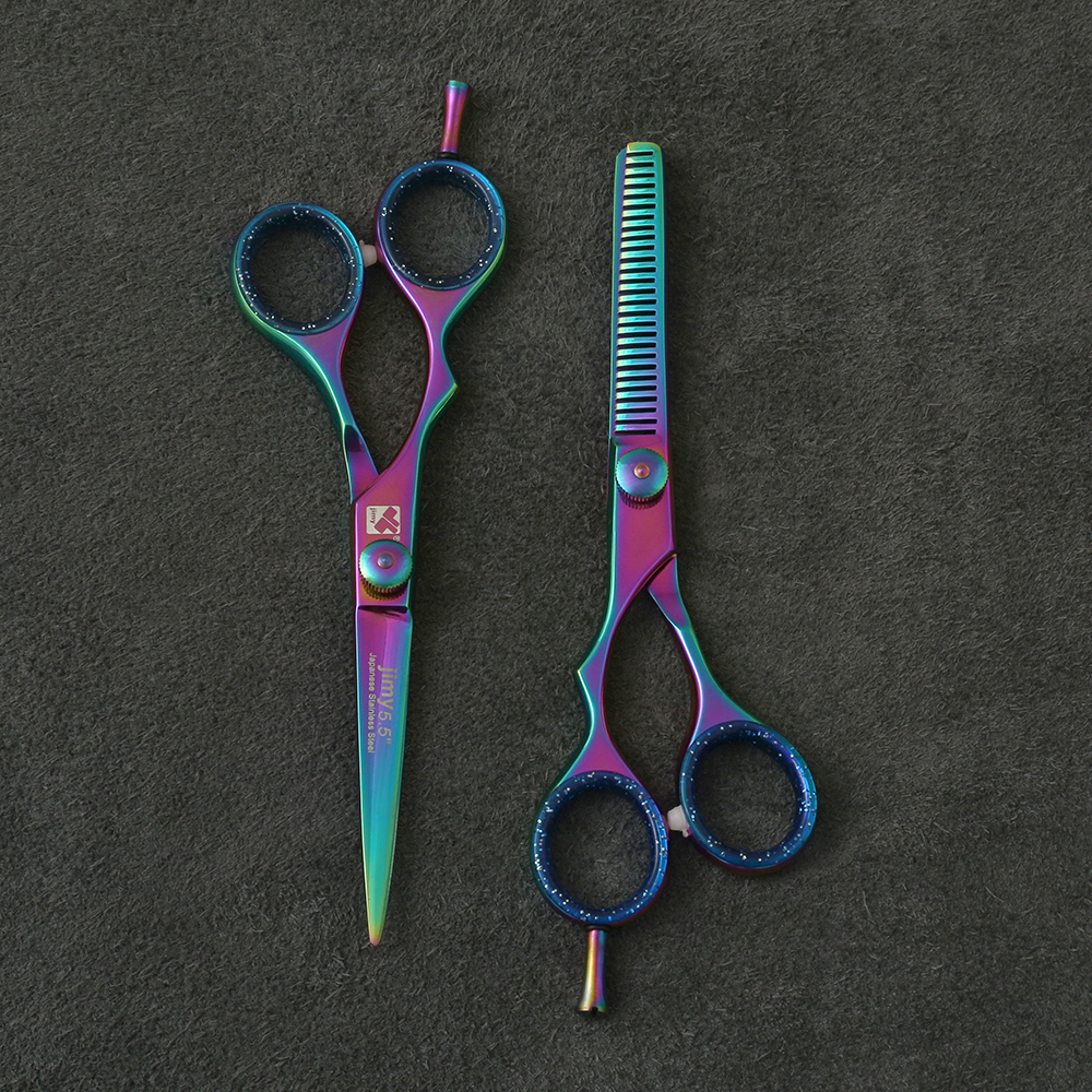 J-886-01LTST Professional Japan Left Hand Hair/Thinning Scissors 6" Set Multi Edition Special
