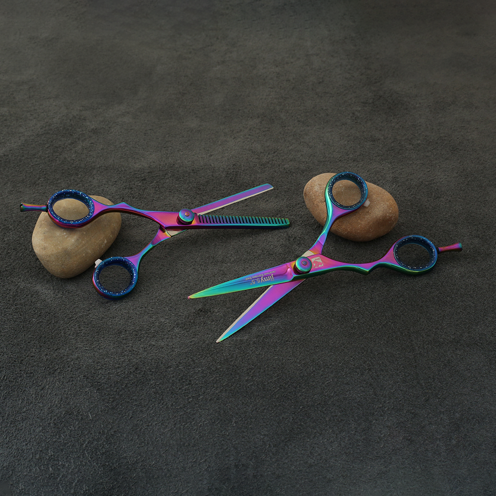 J-886-01LTST Professional Japan Left Hand Hair/Thinning Scissors 6" Set Multi Edition Special