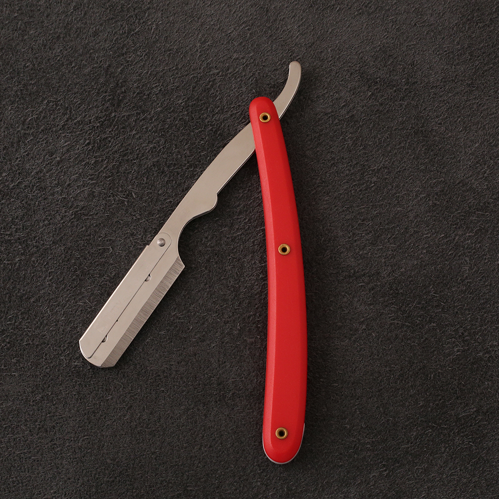 J-883-06 Shaving Raozrs Plastic Handle Red