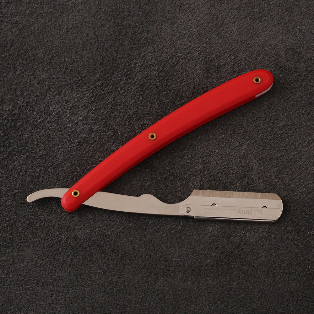 J-883-06 Shaving Raozrs Plastic Handle Red