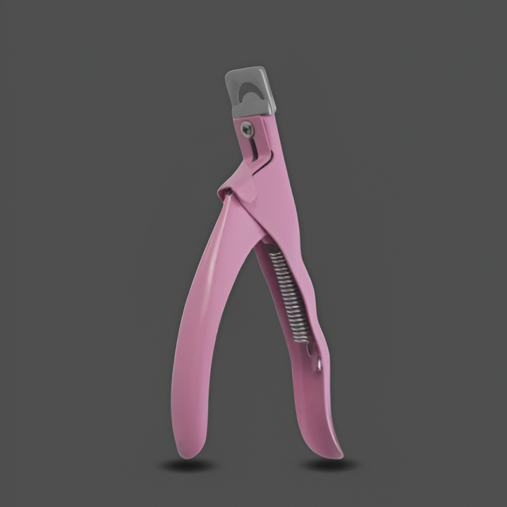 J3 - 361 Nail Tip Cutter Pink Handle