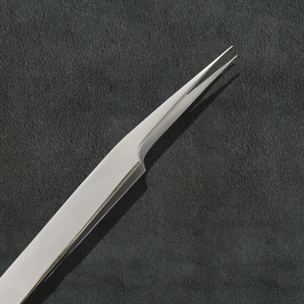 J5 - 031 Professional Eye Lashes Tweezers Pointed Side