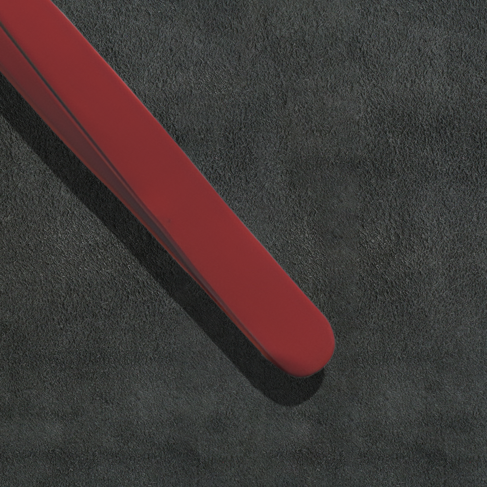 J5 - 078 Professional Eye Brow Tweezer RED Straight Tip