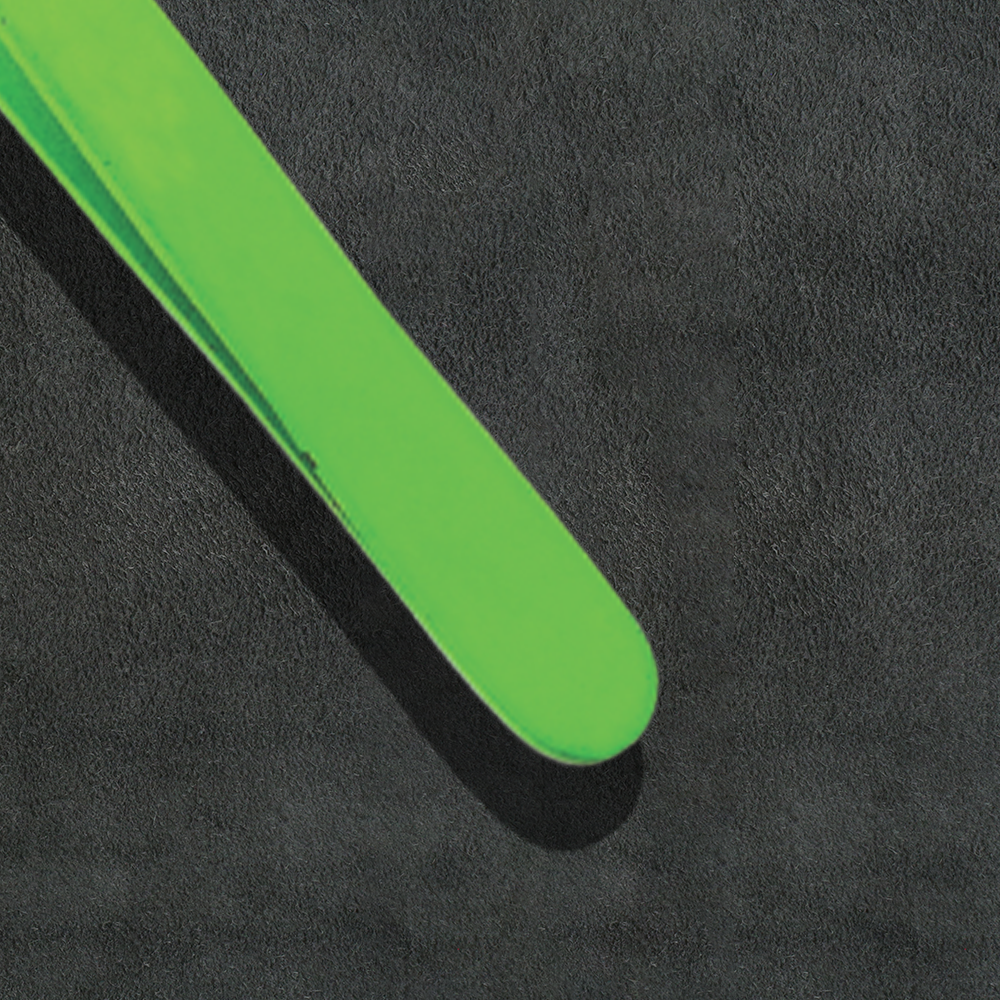 J5 - 085 Professional Eye Brow Tweezers Slunt Tip Apple Green