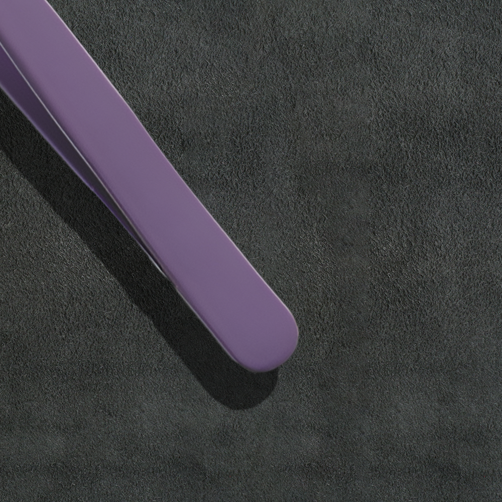 J5 - 089 Eye Brow Tweezer Slunt Purple