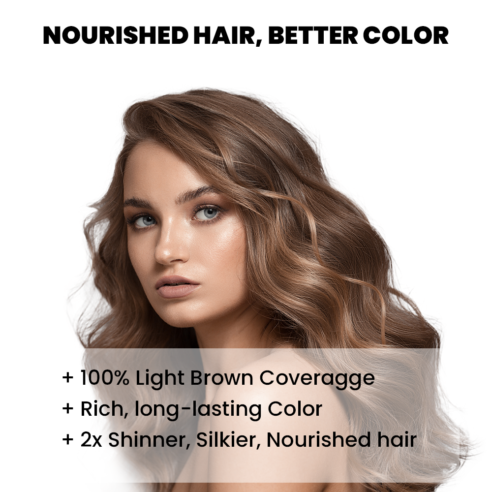 Light Brown Hair Color Perfect use for men and women S9-AKET-20RO