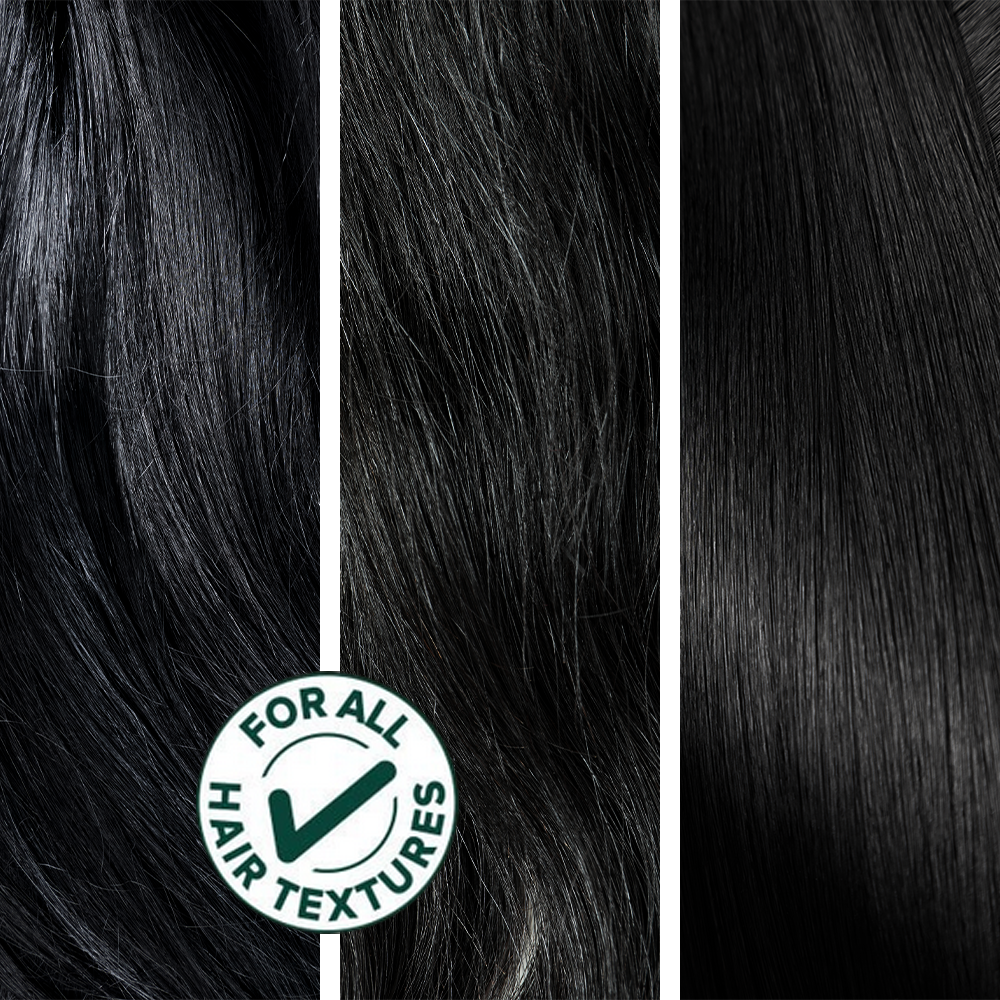 30 Minute Enriched with Herbs Semi Permanent Powder - Harsh Chemical Free Black Hair Dye for Men and Women (Natural Black) HC-NB-01