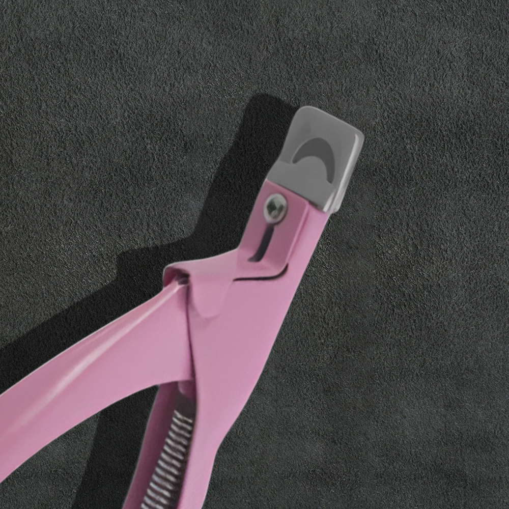 J3 - 361 Professional Nail Tip Cutter Pink Handle