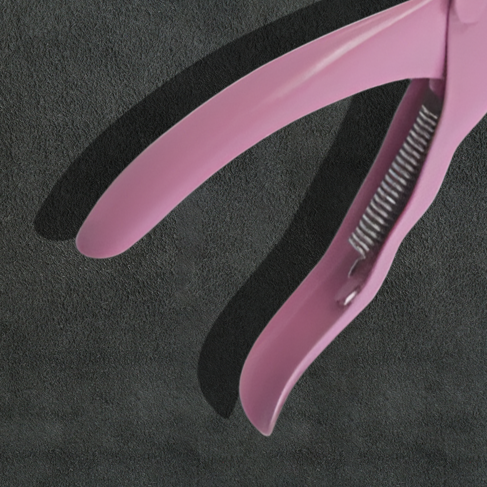 J3 - 361 Professional Nail Tip Cutter Pink Handle