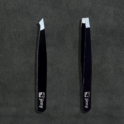 J5 - 288 Professional Eye Lashes Tweezers Straight Black