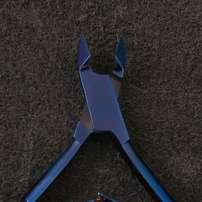 J3-241BL Profesional Cuticle Nipper 10cm Double Spring Blue Colour