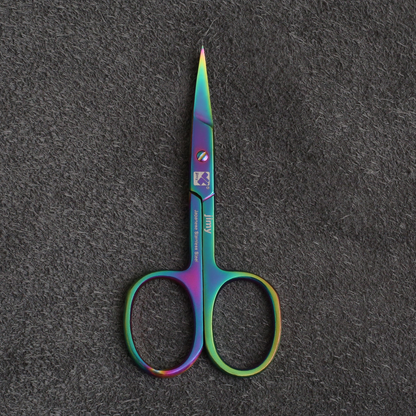 J2-093MT Nail Scissors 09cm Curved Multi Colour