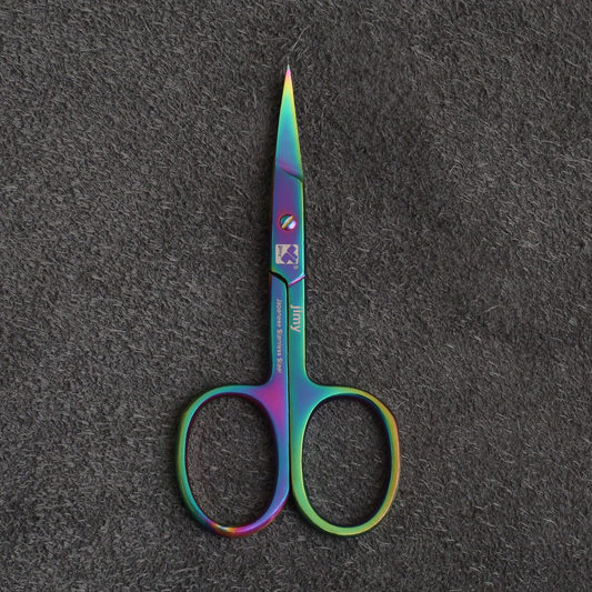 J2-093MT Nail Scissors 09cm Curved Multi Colour