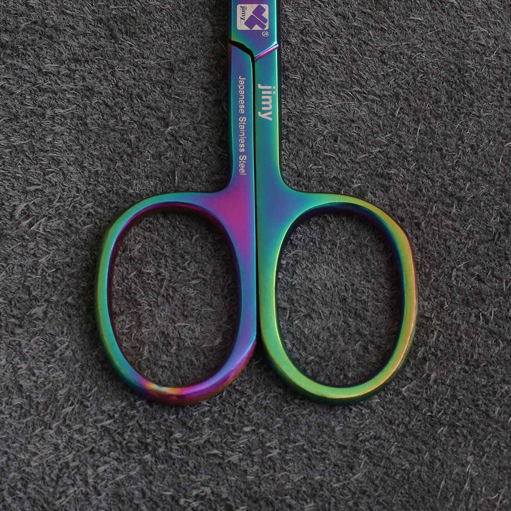 J2-093MT Nail Scissors 09cm Curved Multi Colour