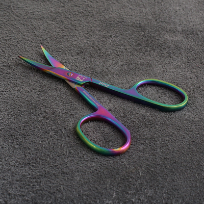 J2-093MT Nail Scissors 09cm Curved Multi Colour
