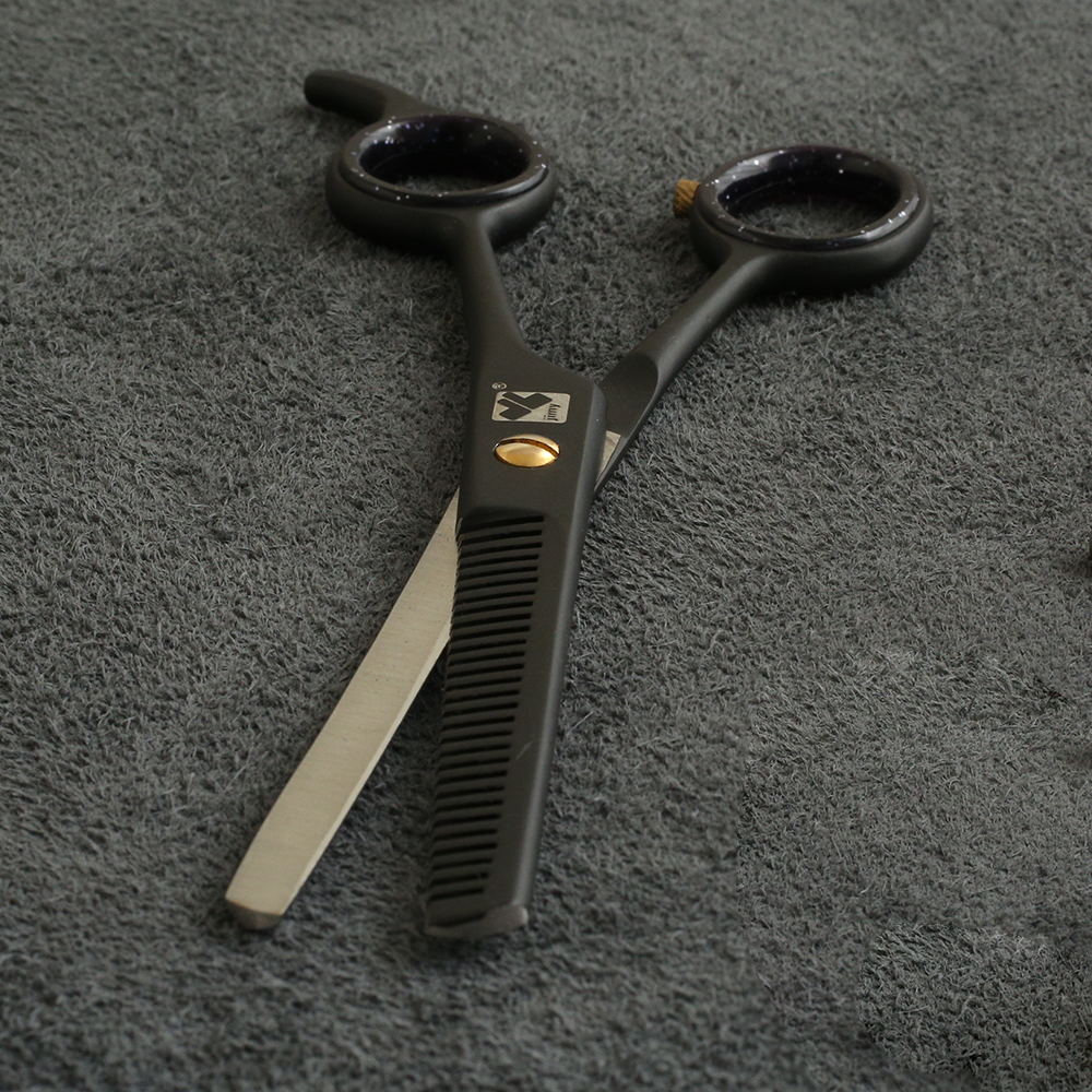 J-886-02BTN Professional Thinning Hair Scissors 6" Black Edition