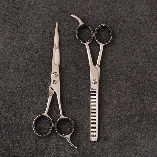 J-886-02ST Professional Hair/Thinning Scissors Set Shiny Finish