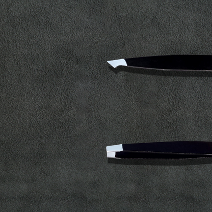 J5 - 288 Professional Eye Lashes Tweezers Straight Black