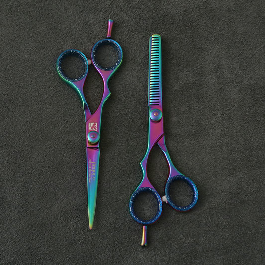 J-886-01LTST   Professional Japan Left Hand Hair/Thinning Scissors 6" Set Multi Edition Special