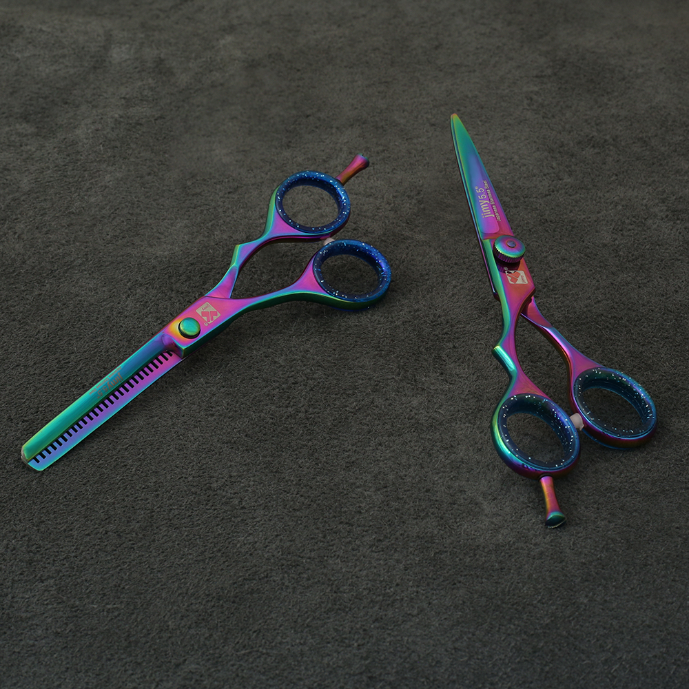 J-886-01LTST   Professional Japan Left Hand Hair/Thinning Scissors 6" Set Multi Edition Special