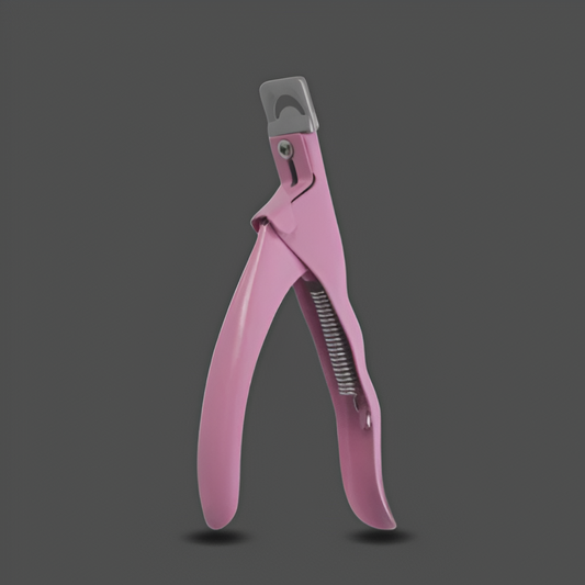 J3 - 361 Nail Tip Cutter Pink Handle