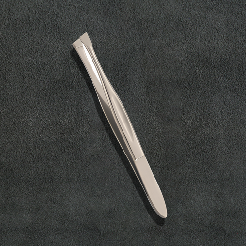 J5 - 009 Professioanl Eye Brow Tweezers Slunt Mens 3.5"