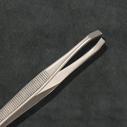 J5 - 019 Professional Eye Brow Tweezer Pincer Tip Mens 3.5"