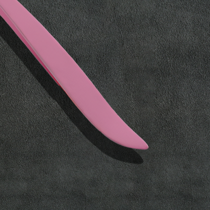 J5 - 065 Professional Eye Brow Tweezer Brow Shape Pink Slunt Tip