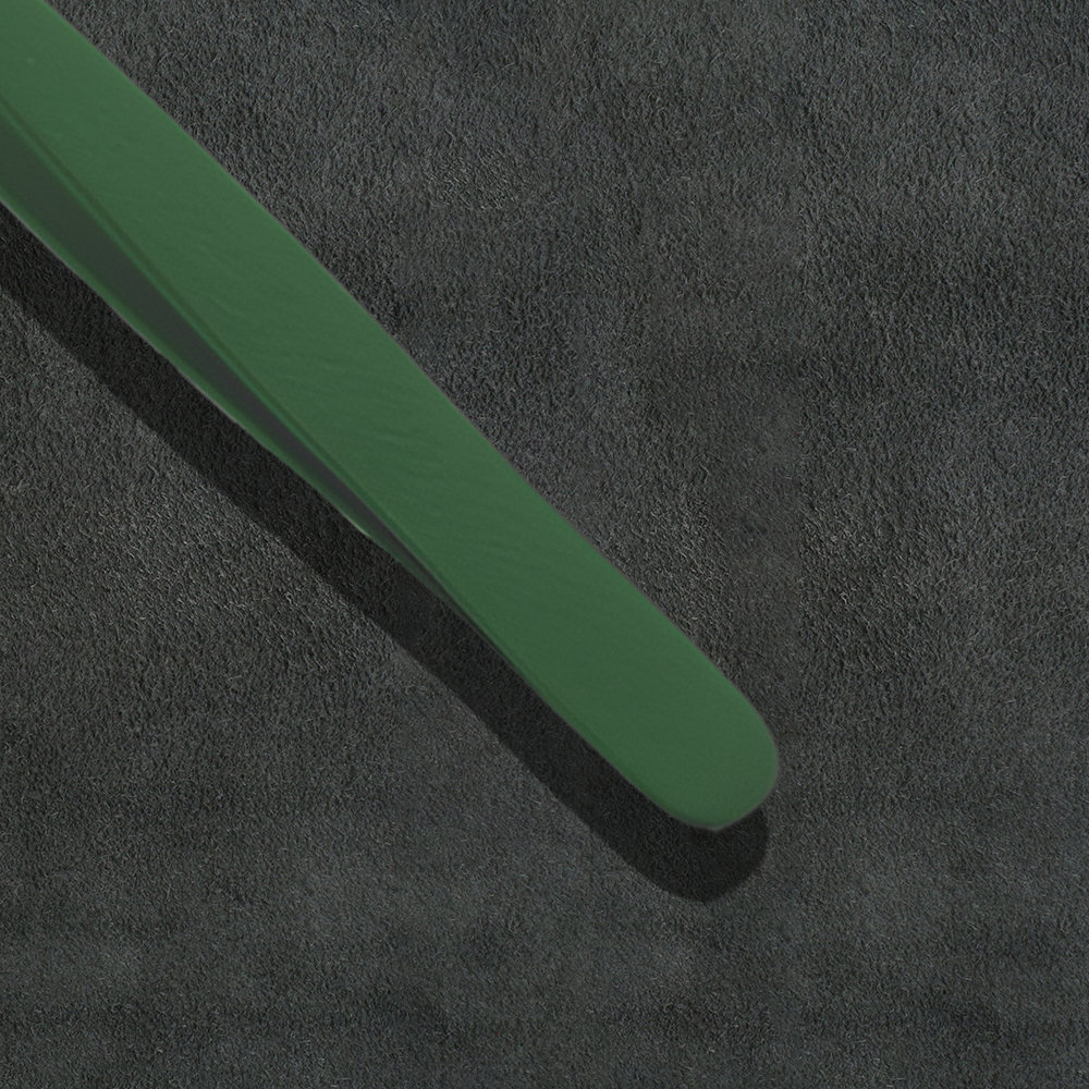 J5 - 082 Professional Eye Brow Tweezers Straight Tip  Green
