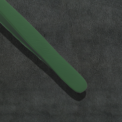 J5 - 082 Professional Eye Brow Tweezers Straight Tip  Green