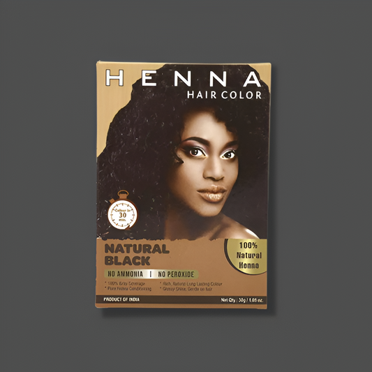 Henna Natural Black Hair Color Ammonia Peroxide free